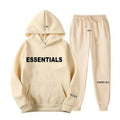 Beige Essentials Tracksuit