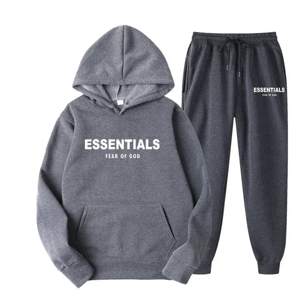 Essentials Dark Grey Tracksuit