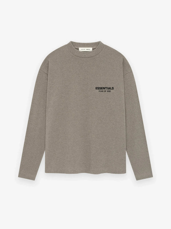 Essentials Long Sleeve T Shirt Homestead Heather