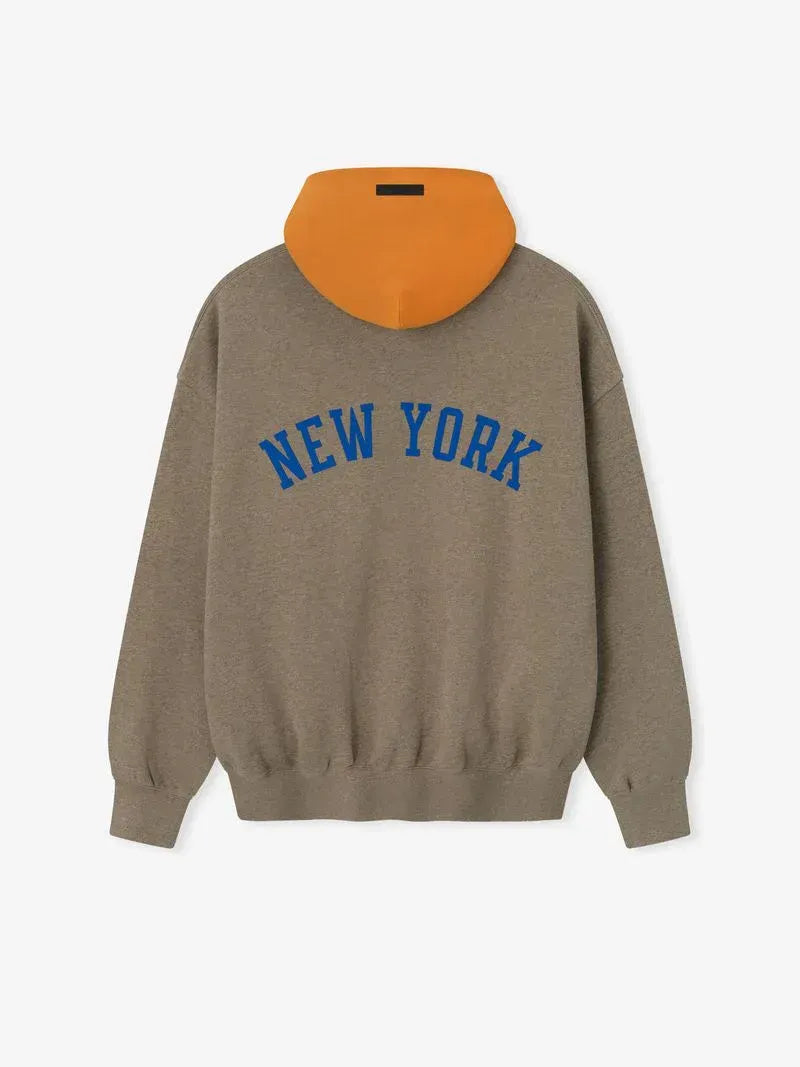 Essentials Knicks Sport Hoodie Homestead Heather/Orange