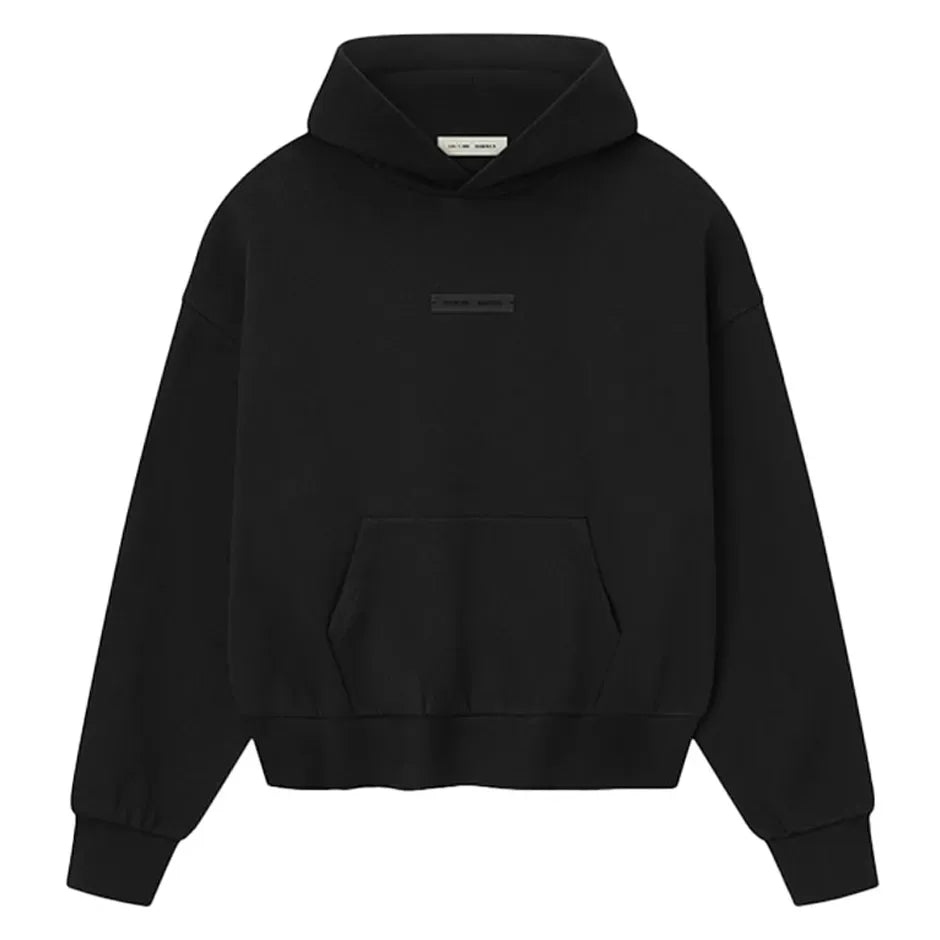 Essentials Black Classic Hoodie