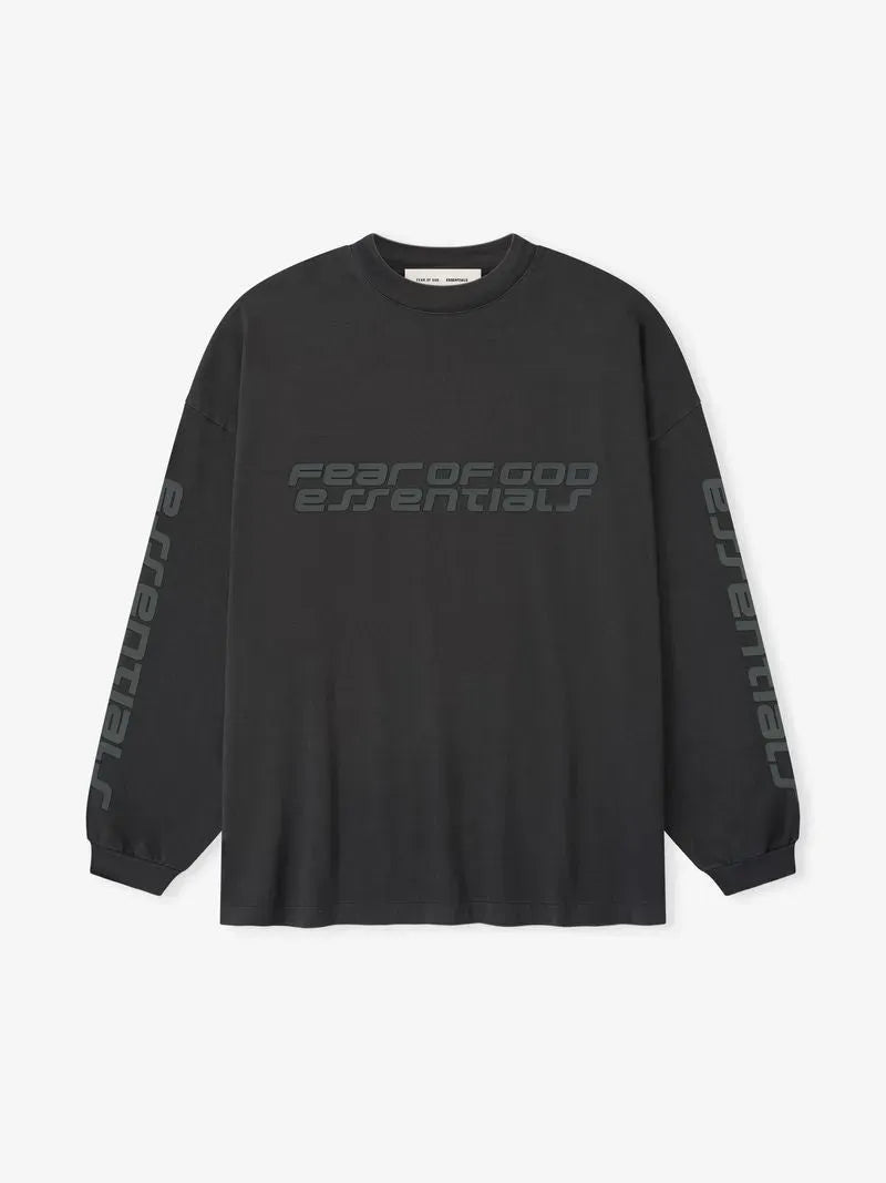 Essentials 90s Long Sleeve Tee Vintage Black
