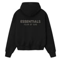 Essentials Black Classic Hoodie