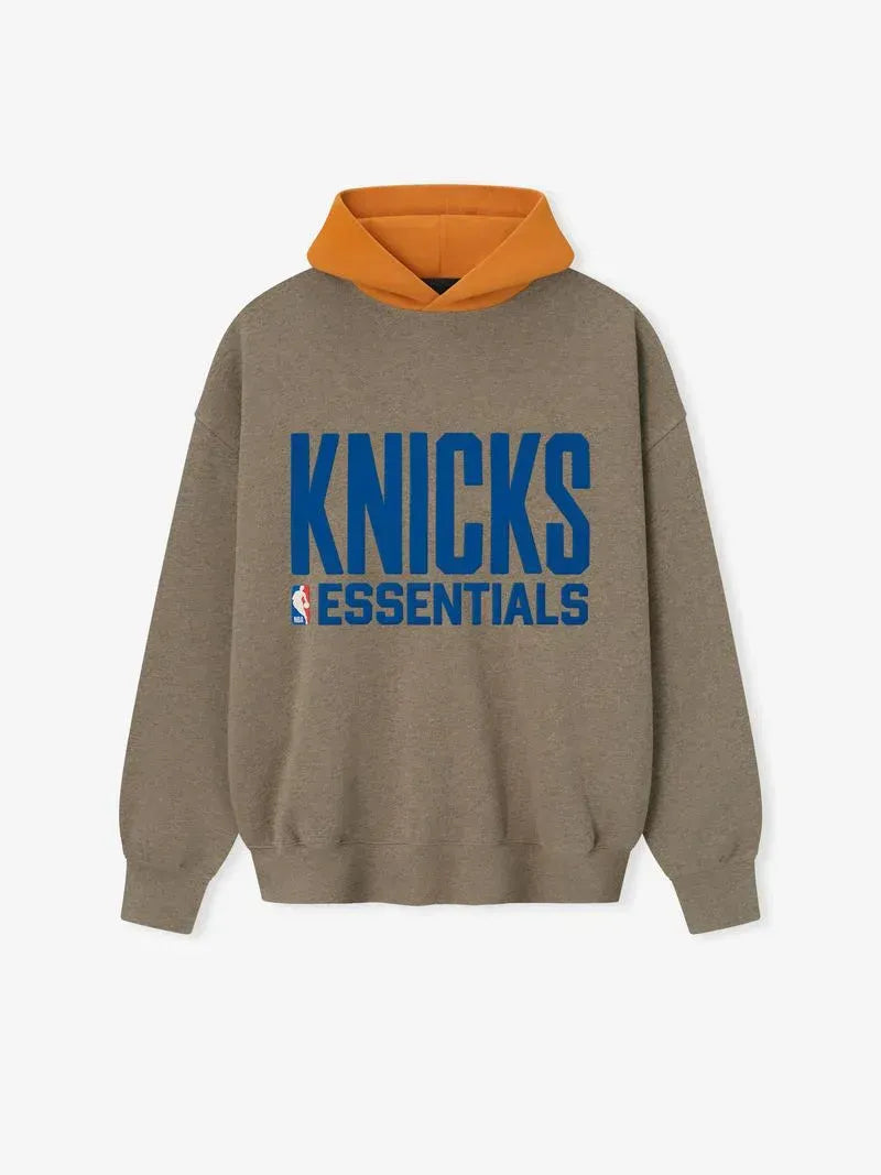 Essentials Knicks Sport Hoodie Homestead Heather/Orange