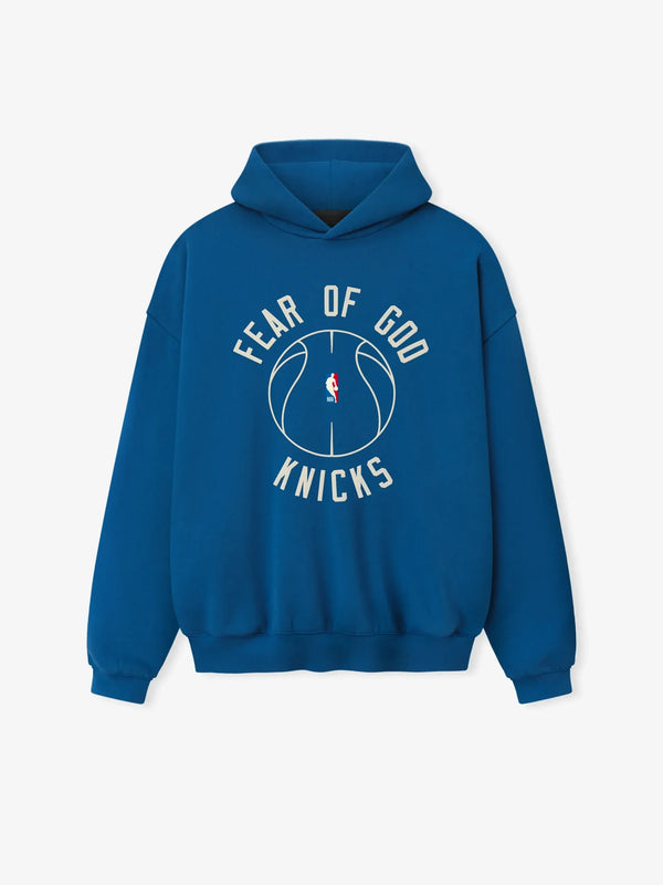 Essentials Knicks X Barkley Hendricks 90s Hoodie Faded Blue