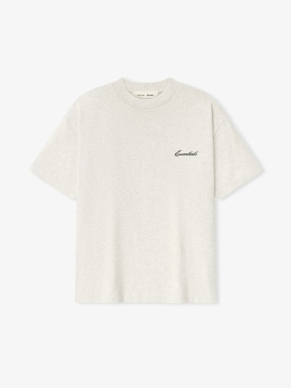 Essentials Signature SS26 Classic Tee Oatmeal Heather